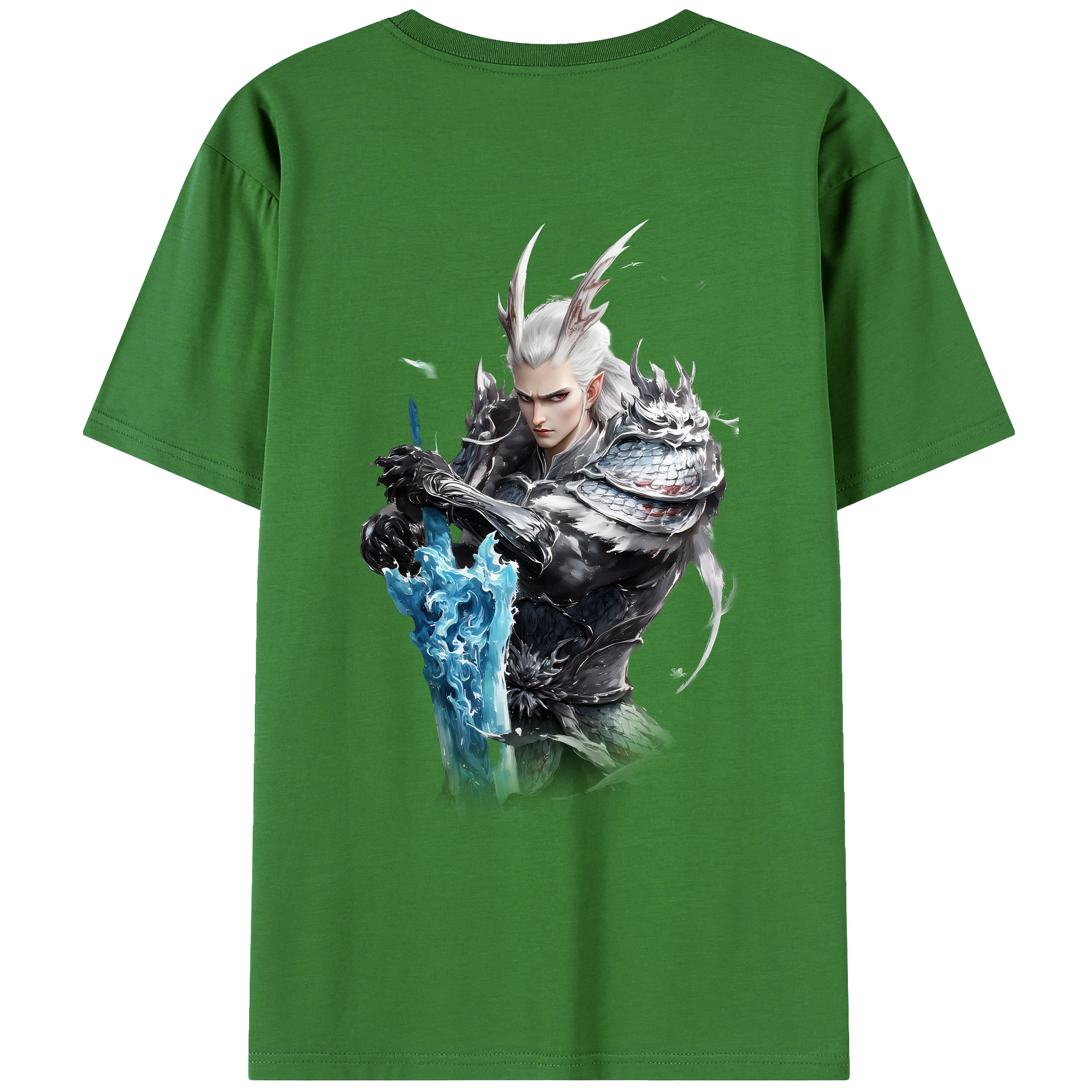 （画像用） Ne Zha 2 ナタ 魔童の大暴れ レディース半袖Tシャツ(バックプリント)
